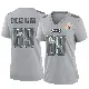＃69 Women's Landon Dickerson Gray Game Philadelphia Eagles Atmosphere Fashion Super Bowl LIX Jersey