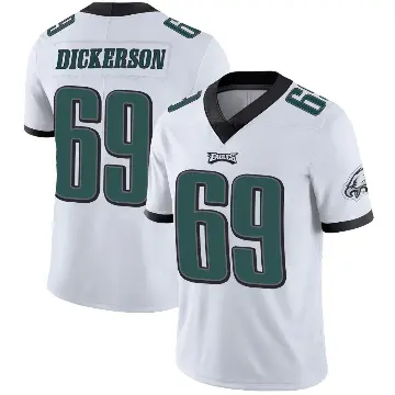 ＃69 Youth Landon Dickerson White Limited Philadelphia Eagles Vapor Untouchable Jersey