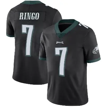 ＃7 Men's Kelee Ringo Black Limited Philadelphia Eagles Alternate Vapor Untouchable Jersey