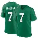 ＃7 Men's Ron Jaworski Green Game Philadelphia Eagles Kelly Alternate Jersey