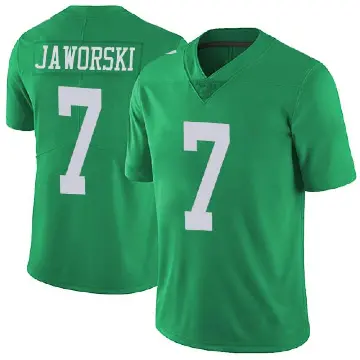 ＃7 Men's Ron Jaworski Green Limited Philadelphia Eagles Vapor Untouchable Jersey