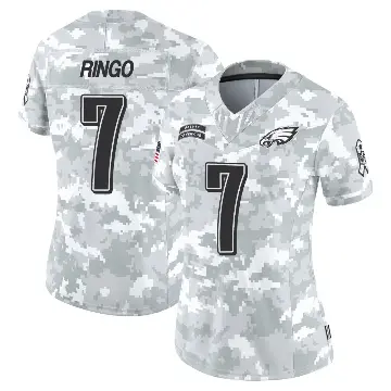 ＃7 Women's Kelee Ringo Arctic Camo Limited Philadelphia Eagles 2024 Salute to Service Jersey