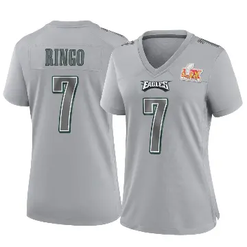 ＃7 Women's Kelee Ringo Gray Game Philadelphia Eagles Atmosphere Fashion Super Bowl LIX Jersey