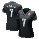 ＃7 Women's Ron Jaworski Black Game Philadelphia Eagles Alternate Super Bowl LIX Jersey