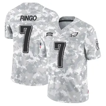＃7 Youth Kelee Ringo Arctic Camo Limited Philadelphia Eagles 2024 Salute to Service Jersey