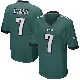 ＃7 Youth Kelee Ringo Green Game Philadelphia Eagles Team Color Jersey