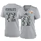 ＃72 Women's Darian Kinnard Gray Game Philadelphia Eagles Atmosphere Fashion Super Bowl LIX Jersey