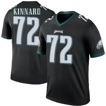 ＃72 Youth Darian Kinnard Black Legend Philadelphia Eagles Color Rush Jersey