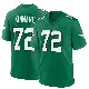 ＃72 Youth Darian Kinnard Green Game Philadelphia Eagles Kelly Alternate Jersey