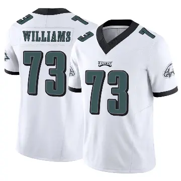 ＃73 Men's Cameron Williams White Limited Philadelphia Eagles Vapor F.U.S.E. Jersey