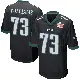 ＃73 Youth Cameron Williams Black Game Philadelphia Eagles Alternate Super Bowl LIX Jersey