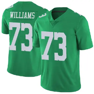 ＃73 Youth Cameron Williams Green Limited Philadelphia Eagles Vapor Untouchable Jersey