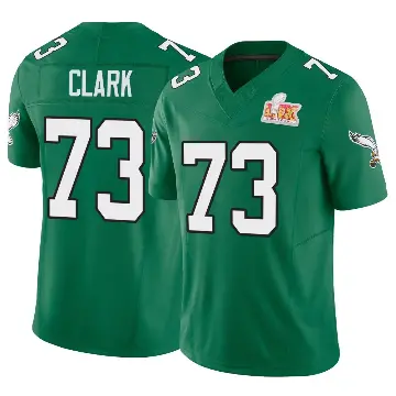 ＃73 Youth Le'Raven Clark Green Limited Philadelphia Eagles Kelly Alternate Vapor F.U.S.E. Super Bowl LIX Jersey