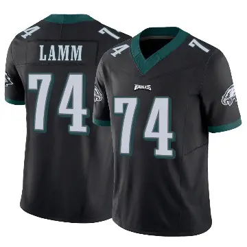 ＃74 Men's Kendall Lamm Black Limited Philadelphia Eagles Vapor F.U.S.E. Jersey