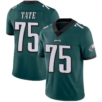 ＃75 Men's Marcus Tate Green Limited Philadelphia Eagles Midnight Team Color Vapor Untouchable Jersey