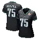 ＃75 Women's Jack Driscoll Black Game Philadelphia Eagles Alternate Super Bowl LIX Jersey