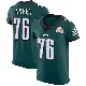 ＃76 Men's Kenyon Green Green Elite Philadelphia Eagles Midnight Team Color Vapor Untouchable Super Bowl LIX Jersey