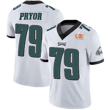 ＃79 Youth Matt Pryor White Limited Philadelphia Eagles Vapor Untouchable Super Bowl LIX Jersey