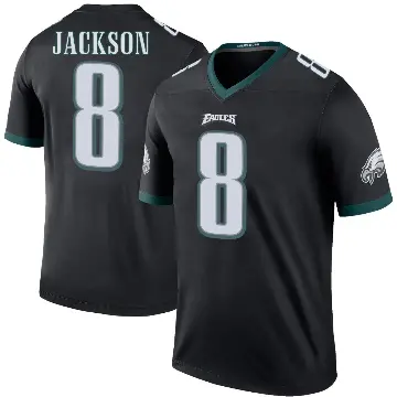 ＃8 Men's Adoree' Jackson Black Legend Philadelphia Eagles Color Rush Jersey