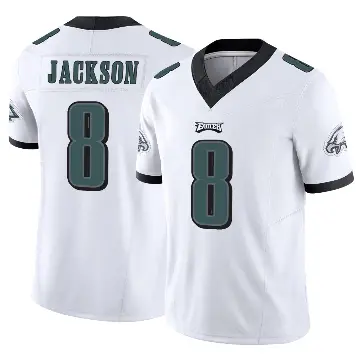 ＃8 Men's Adoree' Jackson White Limited Philadelphia Eagles Vapor F.U.S.E. Jersey