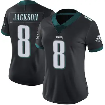 ＃8 Women's Adoree' Jackson Black Limited Philadelphia Eagles Alternate Vapor Untouchable Jersey