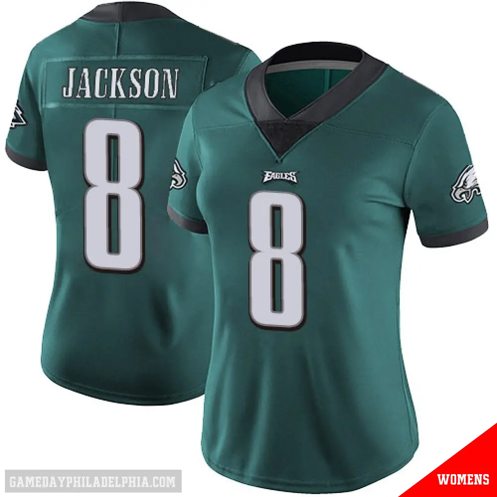 ＃8 Women's Adoree' Jackson Green Limited Philadelphia Eagles Midnight Team Color Vapor Untouchable Jersey
