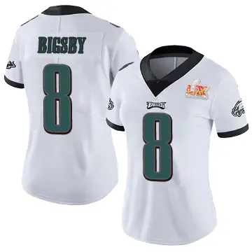 ＃8 Women's Tank Bigsby White Limited Philadelphia Eagles Vapor Untouchable Super Bowl LIX Jersey