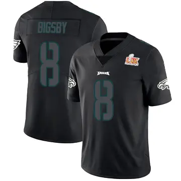 ＃8 Youth Tank Bigsby Black Impact Limited Philadelphia Eagles Super Bowl LIX Jersey