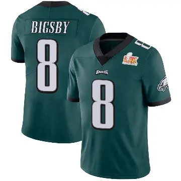 ＃8 Youth Tank Bigsby Green Limited Philadelphia Eagles Midnight Team Color Vapor Untouchable Super Bowl LIX Jersey