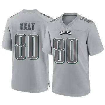 ＃80 Men's Danny Gray Gray Game Philadelphia Eagles Atmosphere Fashion Jersey