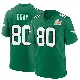 ＃80 Men's Danny Gray Green Game Philadelphia Eagles Kelly Alternate Super Bowl LIX Jersey