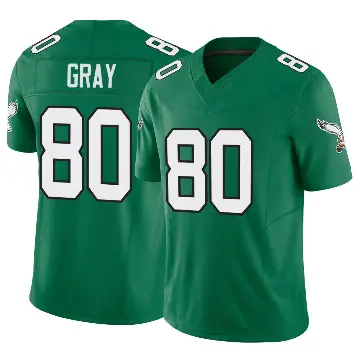 ＃80 Men's Danny Gray Green Limited Philadelphia Eagles Kelly Alternate Vapor F.U.S.E. Jersey
