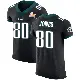 ＃80 Men's Julio Jones Black Elite Philadelphia Eagles Alternate Vapor Untouchable Super Bowl LIX Jersey