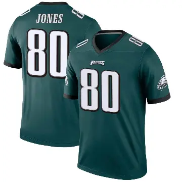＃80 Men's Julio Jones Green Legend Philadelphia Eagles Jersey
