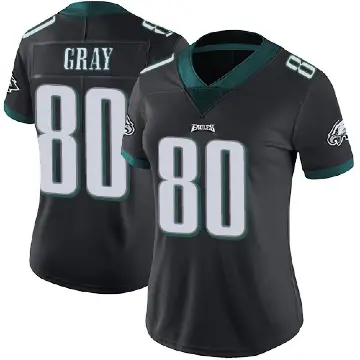 ＃80 Women's Danny Gray Black Limited Philadelphia Eagles Alternate Vapor Untouchable Jersey