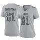 ＃81 Women's Grant Calcaterra Gray Game Philadelphia Eagles Atmosphere Fashion Jersey
