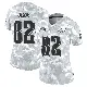 ＃82 Women's Mike Quick Arctic Camo Limited Philadelphia Eagles 2024 Salute to Service Jersey