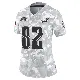 ＃82 Women's Mike Quick Arctic Camo Limited Philadelphia Eagles 2024 Salute to Service Jersey