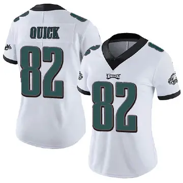＃82 Women's Mike Quick White Limited Philadelphia Eagles Vapor Untouchable Jersey