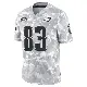 ＃83 Men's Kylen Granson Arctic Camo Limited Philadelphia Eagles 2024 Salute to Service Jersey