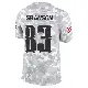 ＃83 Men's Kylen Granson Arctic Camo Limited Philadelphia Eagles 2024 Salute to Service Jersey