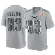 ＃83 Men's Kylen Granson Gray Game Philadelphia Eagles Atmosphere Fashion Super Bowl LIX Jersey