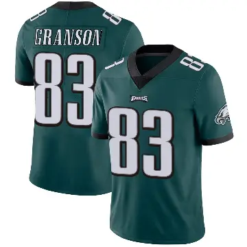 ＃83 Men's Kylen Granson Green Limited Philadelphia Eagles Midnight Team Color Vapor Untouchable Jersey