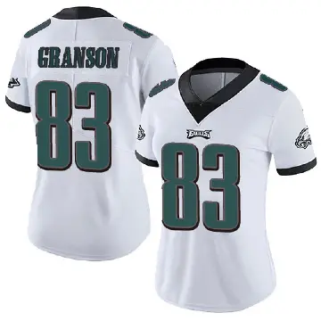 ＃83 Women's Kylen Granson White Limited Philadelphia Eagles Vapor Untouchable Jersey