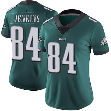 ＃84 Women's E.J. Jenkins Green Limited Philadelphia Eagles Midnight Team Color Vapor Untouchable Jersey