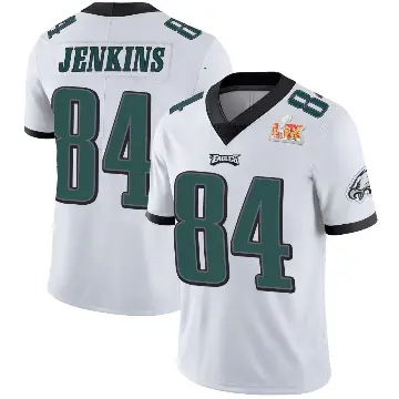 ＃84 Youth E.J. Jenkins White Limited Philadelphia Eagles Vapor Untouchable Super Bowl LIX Jersey
