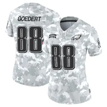 ＃88 Women's Dallas Goedert Arctic Camo Limited Philadelphia Eagles 2024 Salute to Service Jersey