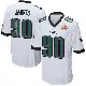 ＃90 Men's Jordan Davis White Game Philadelphia Eagles Super Bowl LIX Jersey