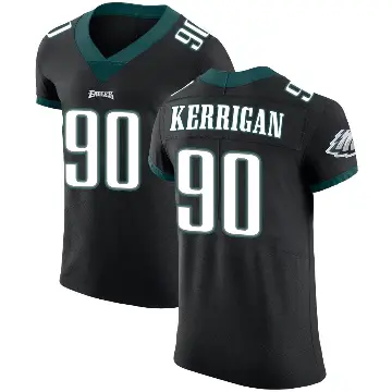 ＃90 Men's Ryan Kerrigan Black Elite Philadelphia Eagles Alternate Vapor Untouchable Jersey