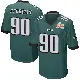 ＃90 Men's Ryan Kerrigan Green Game Philadelphia Eagles Team Color Super Bowl LIX Jersey
